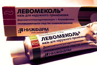 Использование Левомеколя наружно